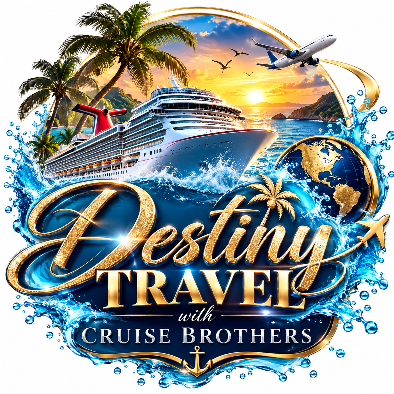 Destiny Travel with Cruise Brothers  logo